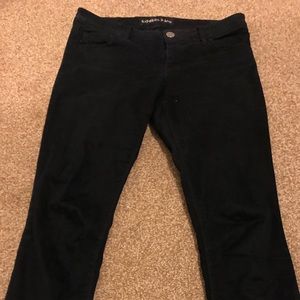 Black Express Cropped Skinny Jeans